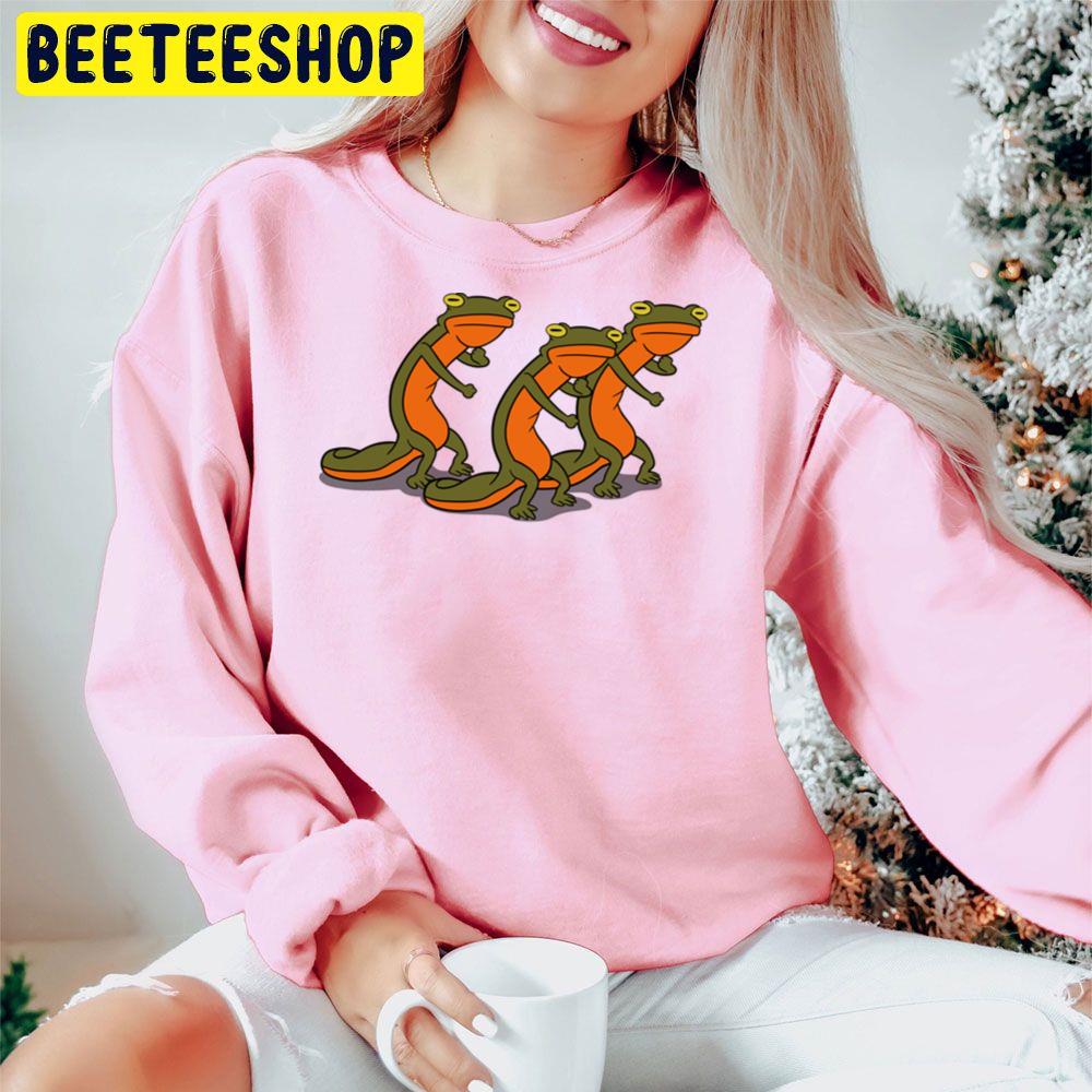 Funny Dancing Newts Trending Unisex Hoodie Funny Dancing Newts Trending Unisex Hoodie