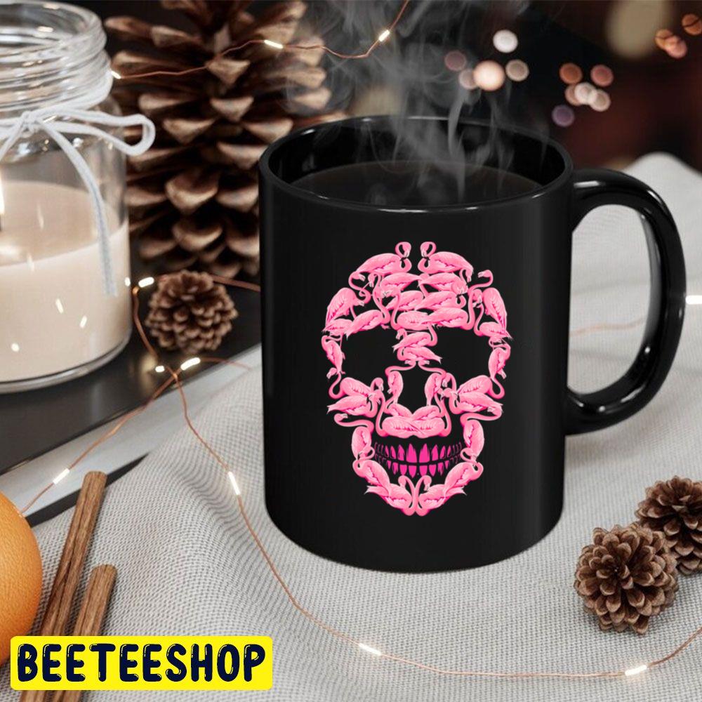 Funny Flamingo Skulls Halloween Trending Unisex Hoodie Funny Flamingo Skulls Halloween Trending Unisex Hoodie