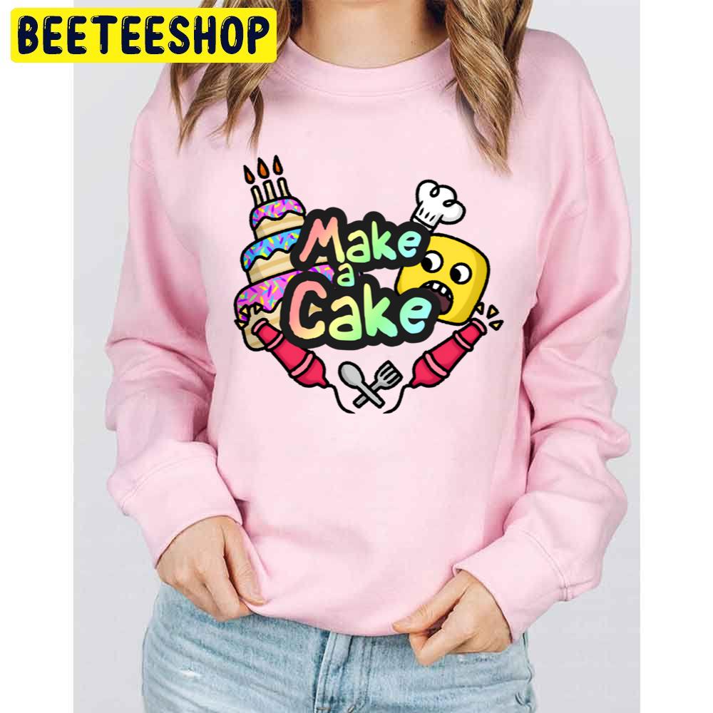 Funny Gaming Noob Make A Cake Trending Unisex Sweatshirt Funny Gaming Noob Make A Cake Trending Unisex Sweatshirt