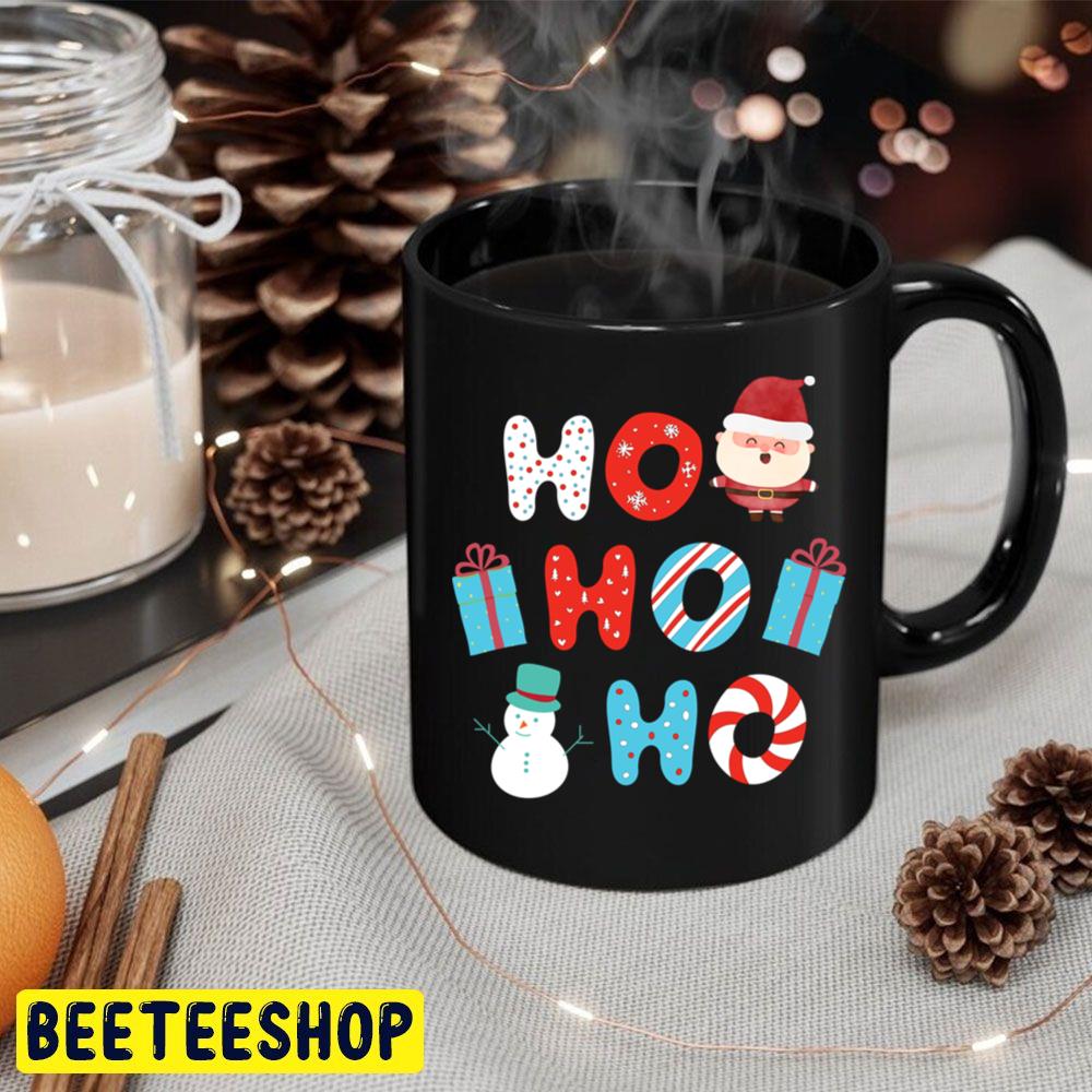 Funny Ho Ho Ho Santa And Snowman Christmas Trending Unisex Hoodie Funny Ho Ho Ho Santa And Snowman Christmas Trending Unisex Hoodie