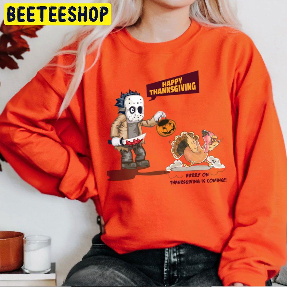 Funny Jason And Turkey Happy Hallowthanksmas Trending Unisex Sweatshirt Funny Jason And Turkey Happy Hallowthanksmas Trending Unisex Sweatshirt