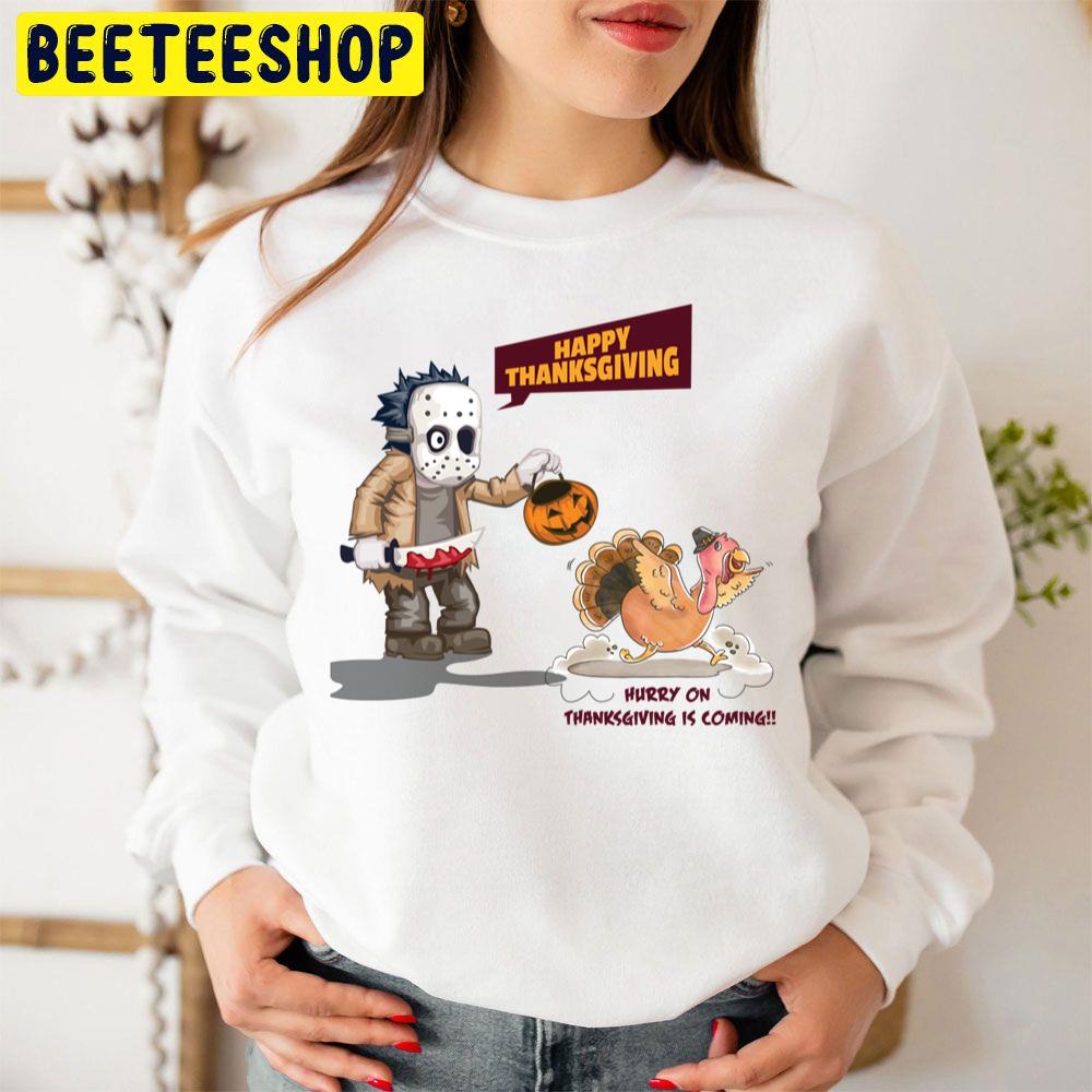 Funny Jason And Turkey Happy Hallowthanksmas Trending Unisex Sweatshirt Funny Jason And Turkey Happy Hallowthanksmas Trending Unisex Sweatshirt