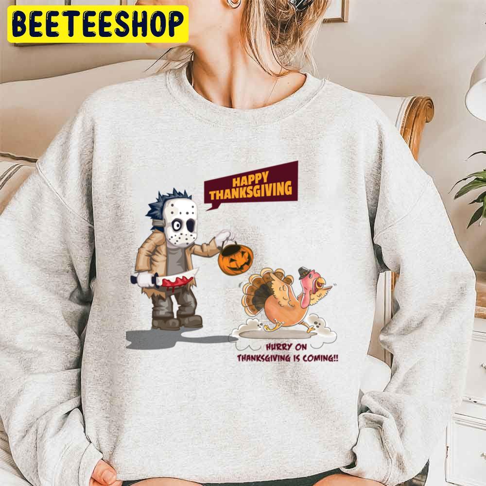 Funny Jason And Turkey Happy Hallowthanksmas Trending Unisex Sweatshirt Funny Jason And Turkey Happy Hallowthanksmas Trending Unisex Sweatshirt