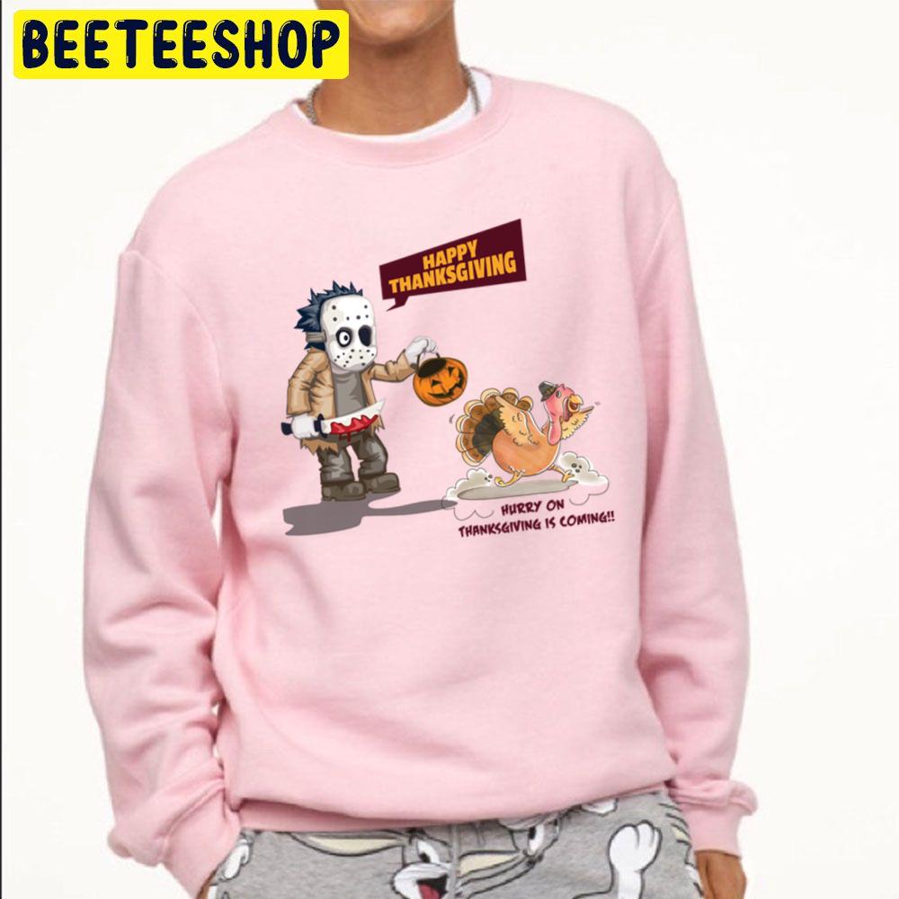 Funny Jason And Turkey Happy Hallowthanksmas Trending Unisex Sweatshirt Funny Jason And Turkey Happy Hallowthanksmas Trending Unisex Sweatshirt