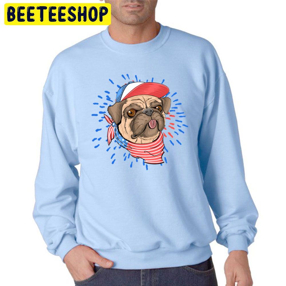 Funny Tongue Out Patriot Pug July 4th American Flag Patriot Independence Day Trending Unisex Sweatshirt Funny Tongue Out Patriot Pug July 4th American Flag Patriot Independence Day Trending Unisex Sweatshirt