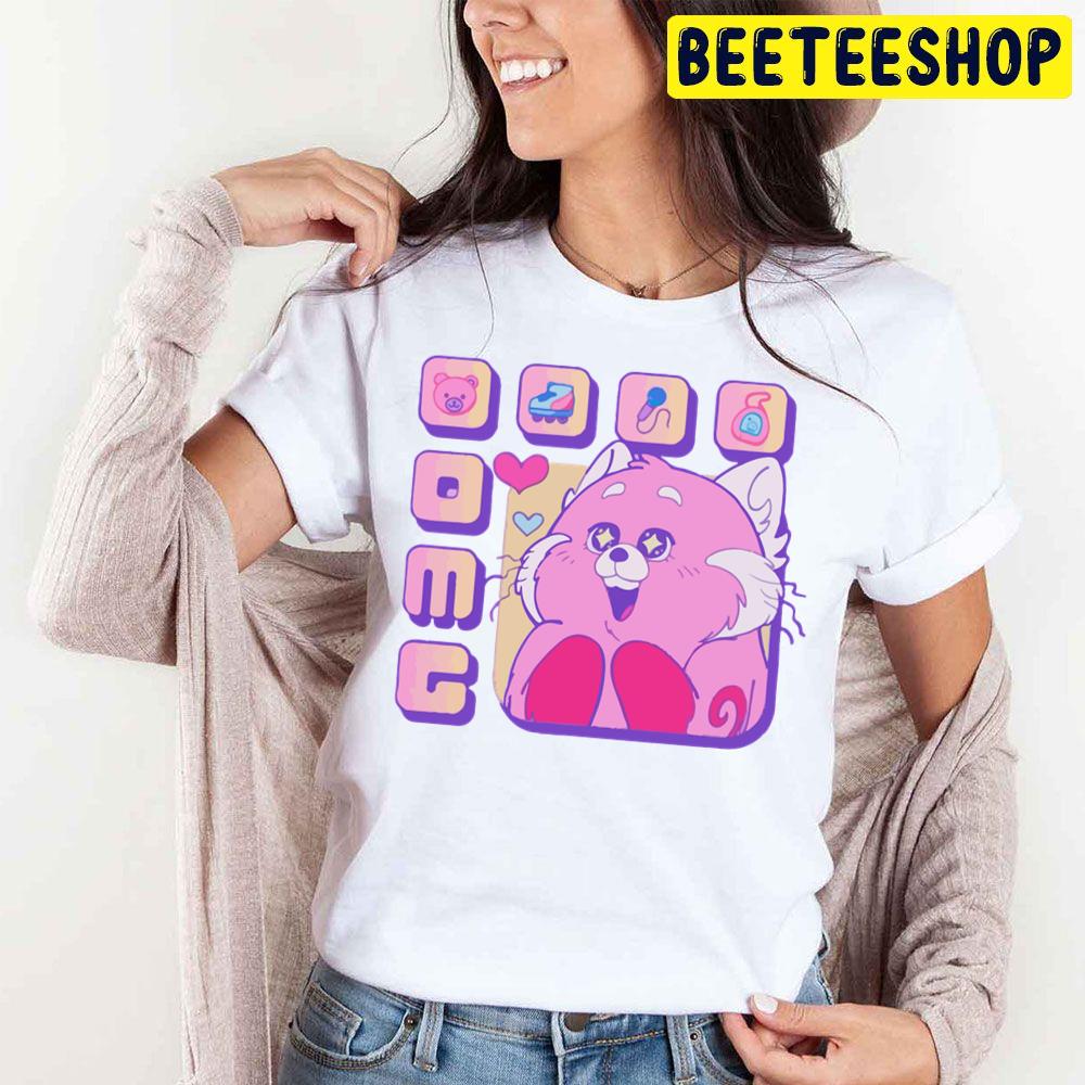 Funny Turning Red Mei Relax Red Panda Pink Trending Unisex T Shirt Funny Turning Red Mei Relax Red Panda Pink Trending Unisex T Shirt