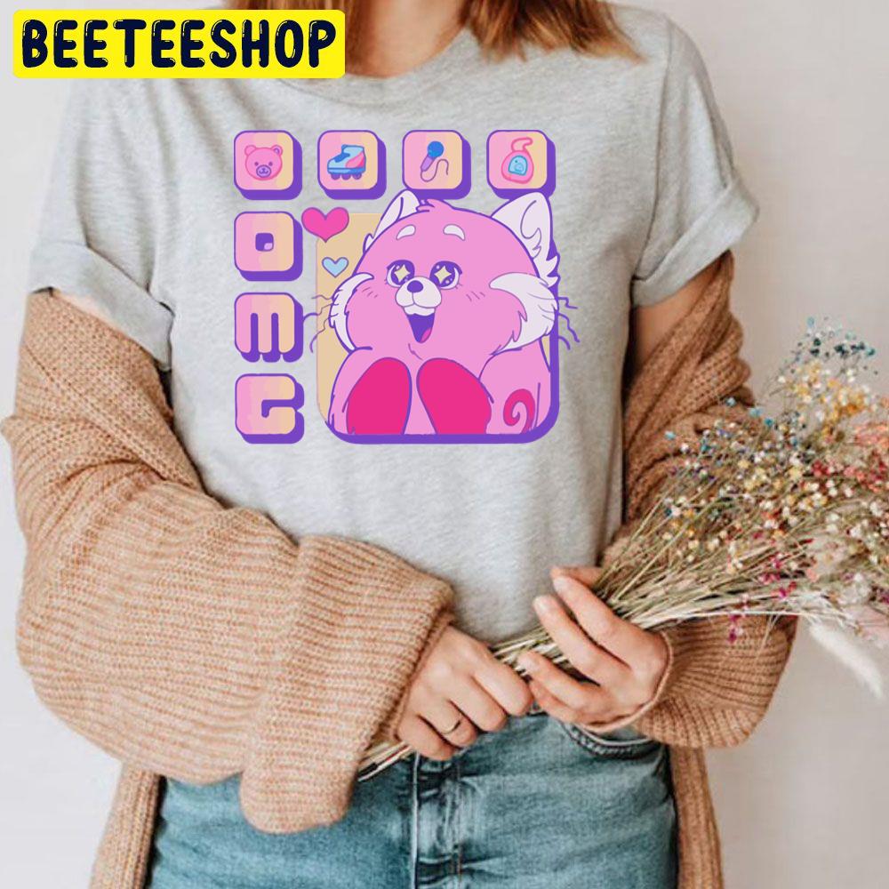 Funny Turning Red Mei Relax Red Panda Pink Trending Unisex T Shirt Funny Turning Red Mei Relax Red Panda Pink Trending Unisex T Shirt