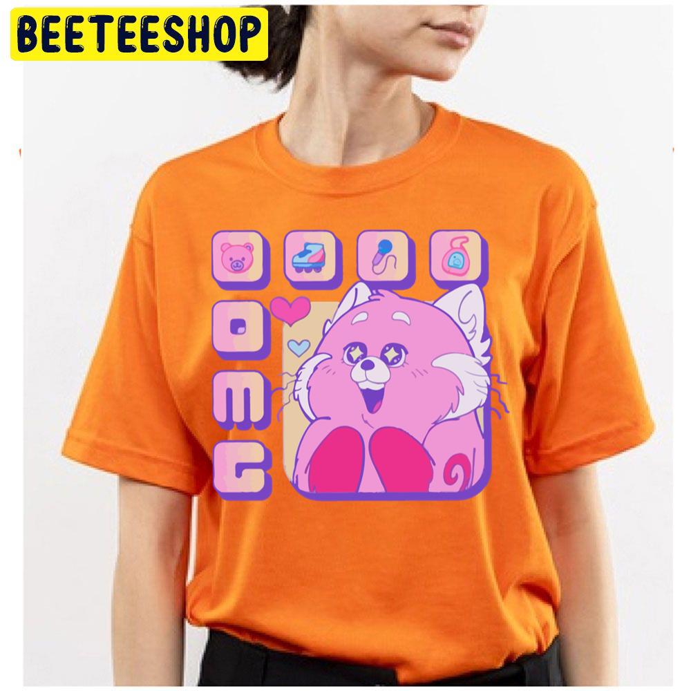 Funny Turning Red Mei Relax Red Panda Pink Trending Unisex T Shirt Funny Turning Red Mei Relax Red Panda Pink Trending Unisex T Shirt