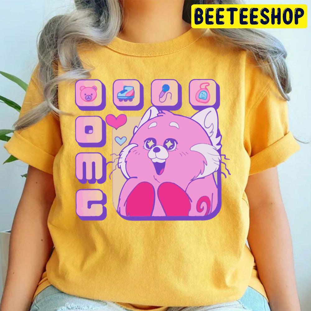 Funny Turning Red Mei Relax Red Panda Pink Trending Unisex T Shirt Funny Turning Red Mei Relax Red Panda Pink Trending Unisex T Shirt
