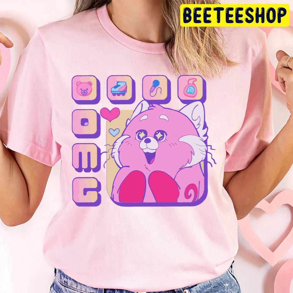 Funny Turning Red Mei Relax Red Panda Pink Trending Unisex T Shirt Funny Turning Red Mei Relax Red Panda Pink Trending Unisex T Shirt
