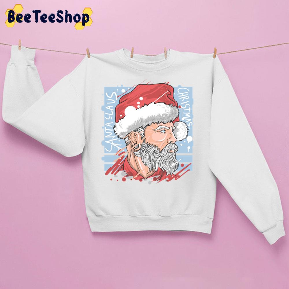 Funny Vintage Pink Santa Claus Christmas Trending Unisex Sweatshirt Funny Vintage Pink Santa Claus Christmas Trending Unisex Sweatshirt