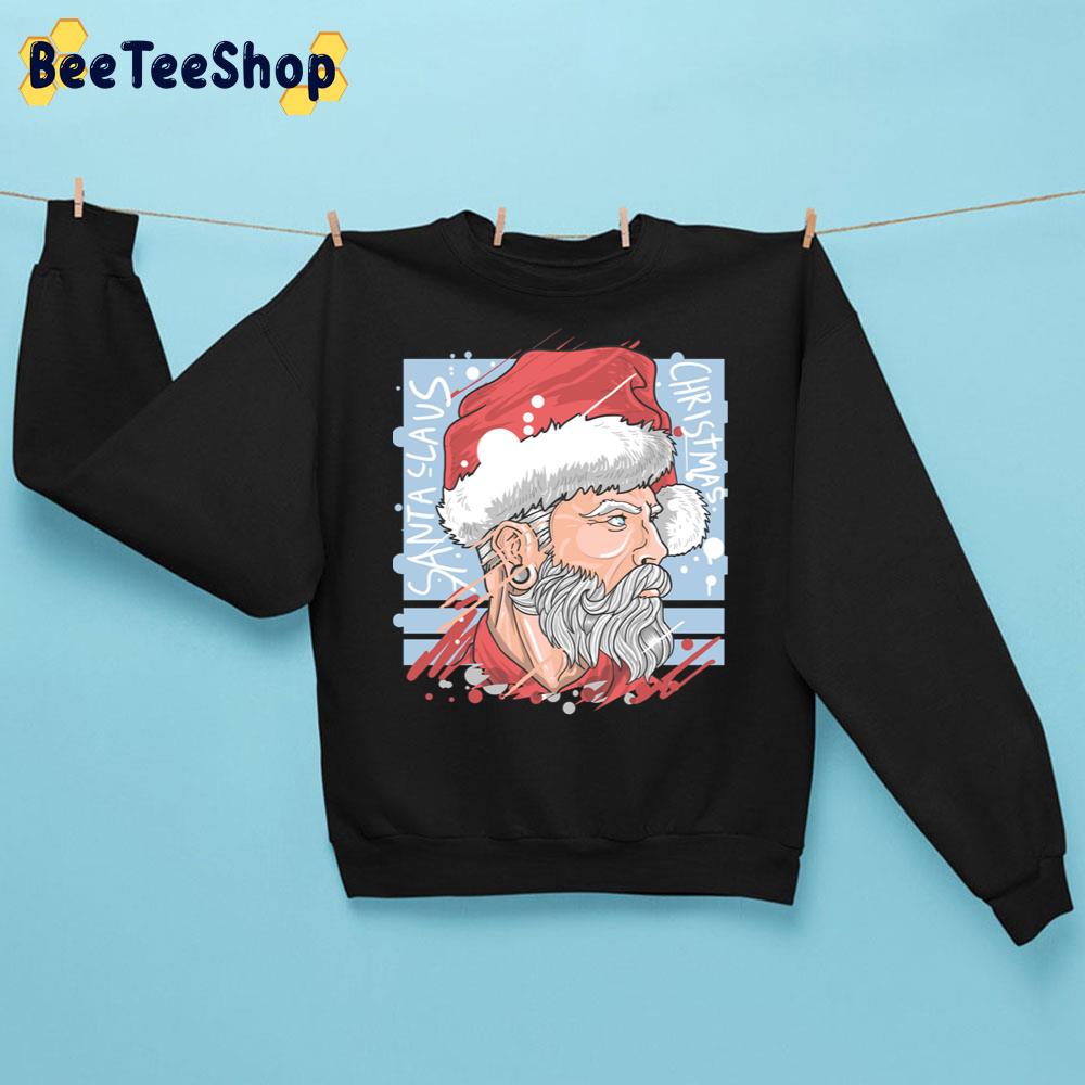 Funny Vintage Pink Santa Claus Christmas Trending Unisex Sweatshirt Funny Vintage Pink Santa Claus Christmas Trending Unisex Sweatshirt