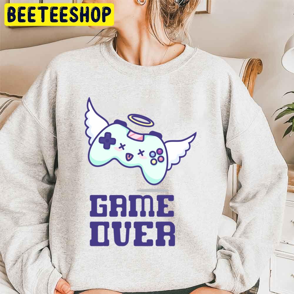 Game Over White Purple Version Trending Unisex Sweatshirt Game Over White Purple Version Trending Unisex Sweatshirt