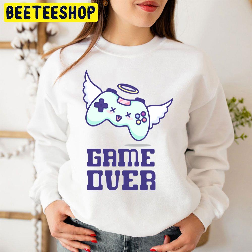 Game Over White Purple Version Trending Unisex Sweatshirt Game Over White Purple Version Trending Unisex Sweatshirt