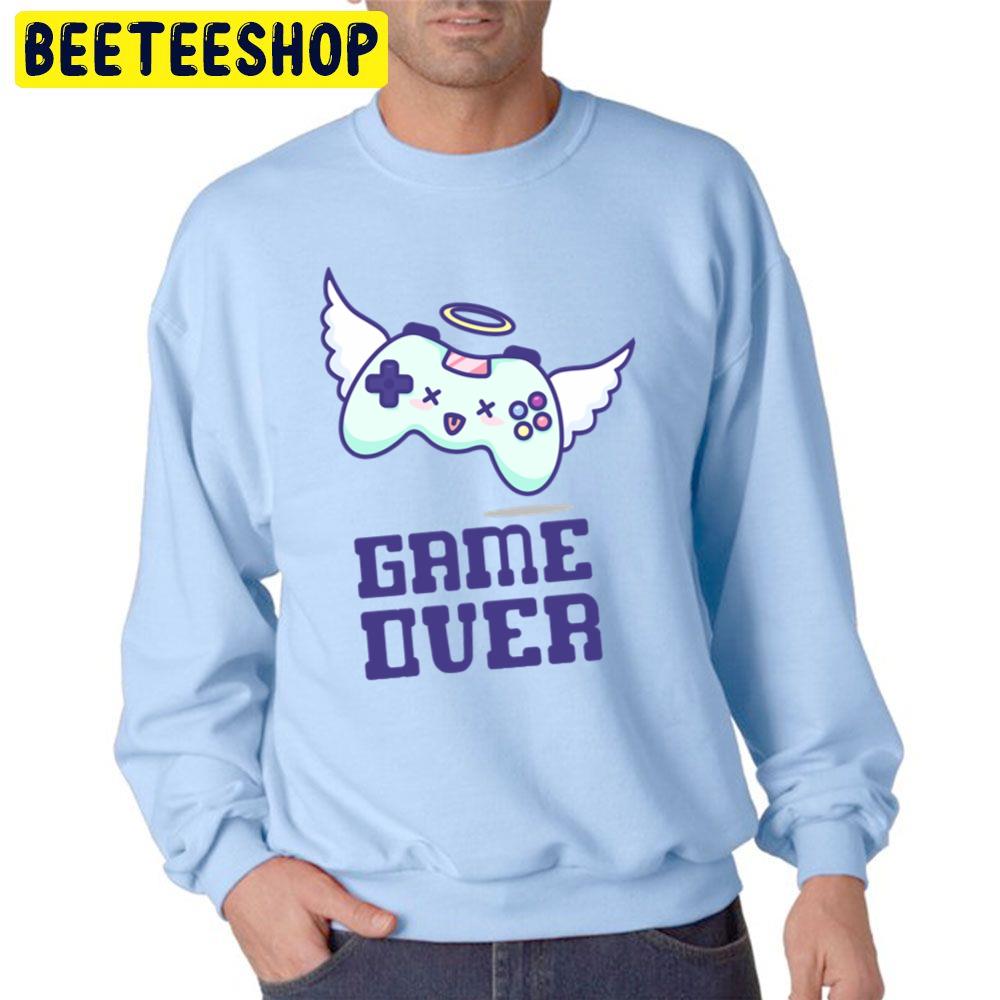 Game Over White Purple Version Trending Unisex Sweatshirt Game Over White Purple Version Trending Unisex Sweatshirt