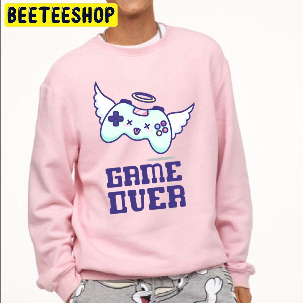 Game Over White Purple Version Trending Unisex Sweatshirt Game Over White Purple Version Trending Unisex Sweatshirt