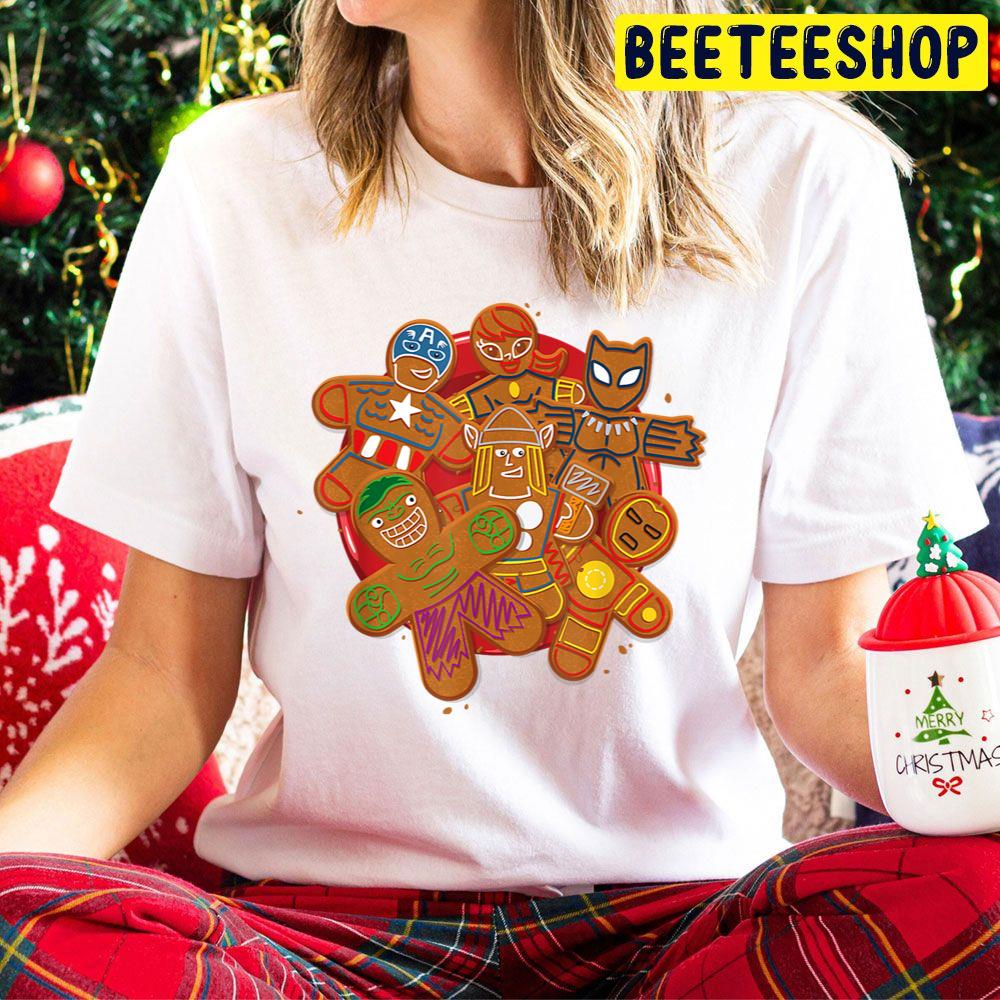 Gingerbread Avenger Cookie Plate Holiday Trending Unisex Hoodie Gingerbread Avenger Cookie Plate Holiday Trending Unisex Hoodie
