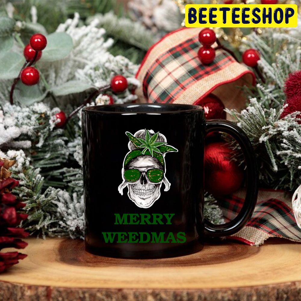 Girl Skull Merry Weedmas Christmas Trending Unisex Hoodie Girl Skull Merry Weedmas Christmas Trending Unisex Hoodie