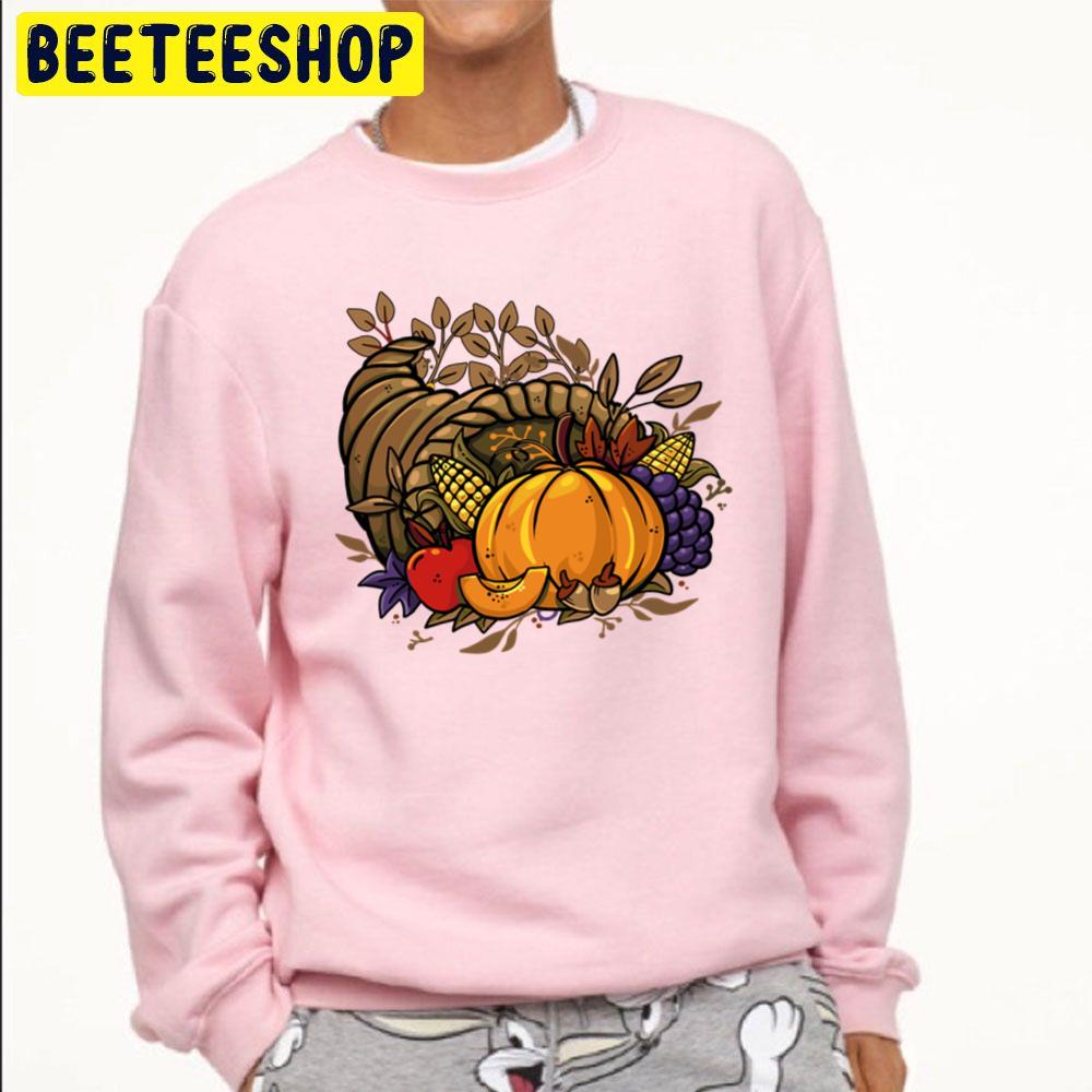 Give Thanks Cornucopia Thanksgiving Dinner Trending Unisex Sweatshirt Give Thanks Cornucopia Thanksgiving Dinner Trending Unisex Sweatshirt