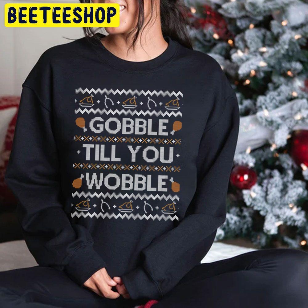 Gobble Till You Wobble Thanksgiving Knit Pattern Trending Unisex Hoodie Gobble Till You Wobble Thanksgiving Knit Pattern Trending Unisex Hoodie