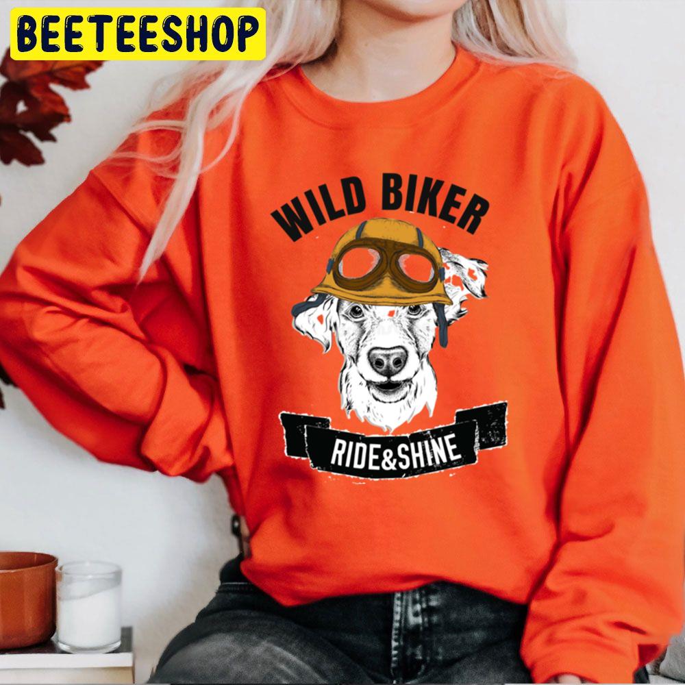 Golden Retriever Wild Biker Ride And Shine Trending Unisex Sweatshirt Golden Retriever Wild Biker Ride And Shine Trending Unisex Sweatshirt