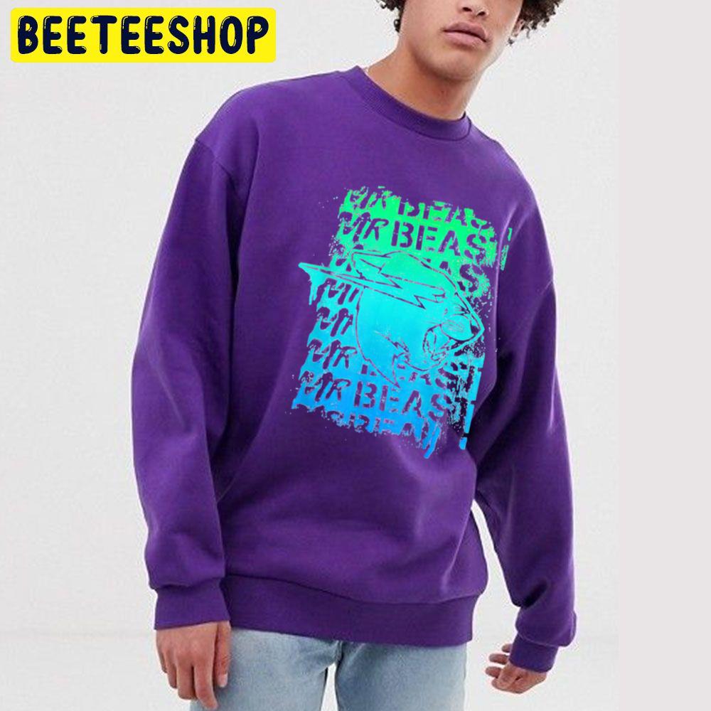 Gradient Art Funny Beast Gaming Mr Game Trending Unisex Sweatshirt Gradient Art Funny Beast Gaming Mr Game Trending Unisex Sweatshirt