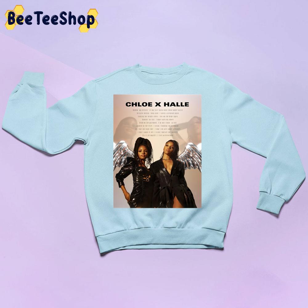 Graphic Collaboration Vintage Chloe X Halle Trending Unisex Sweatshirt Graphic Collaboration Vintage Chloe X Halle Trending Unisex Sweatshirt