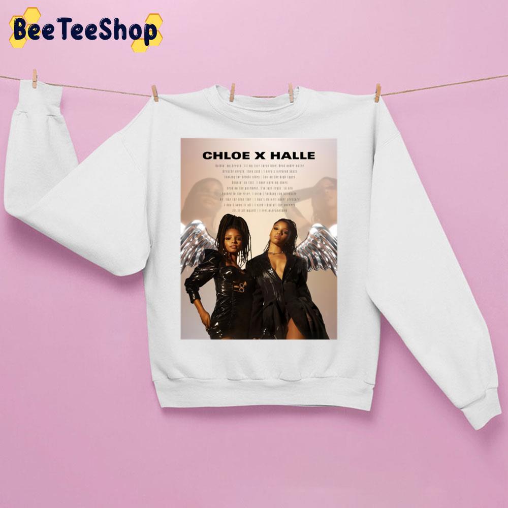 Graphic Collaboration Vintage Chloe X Halle Trending Unisex Sweatshirt Graphic Collaboration Vintage Chloe X Halle Trending Unisex Sweatshirt