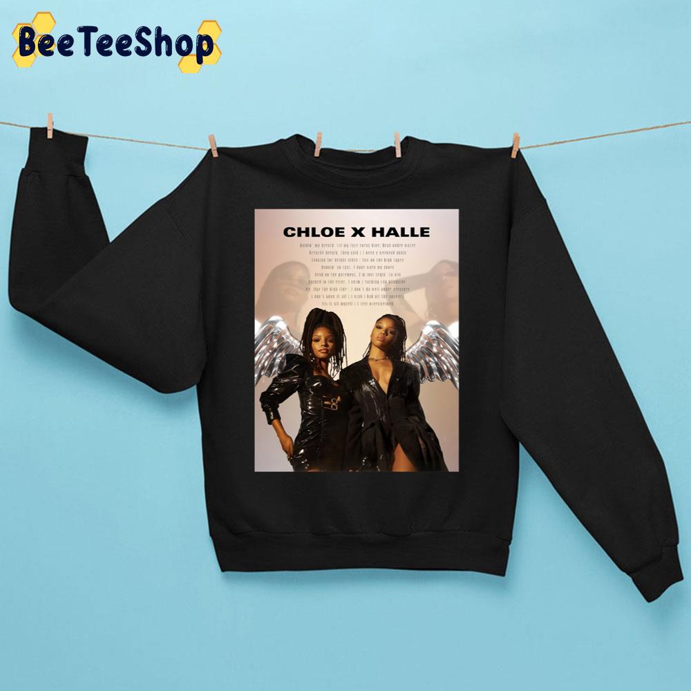 Graphic Collaboration Vintage Chloe X Halle Trending Unisex Sweatshirt Graphic Collaboration Vintage Chloe X Halle Trending Unisex Sweatshirt