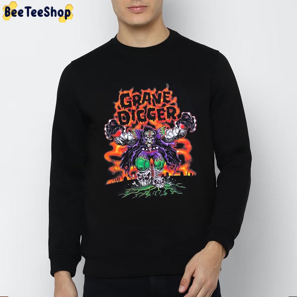 Grave Digger Dennis Devil Inside Vintage Trending Unisex Sweatshirt Grave Digger Dennis Devil Inside Vintage Trending Unisex Sweatshirt