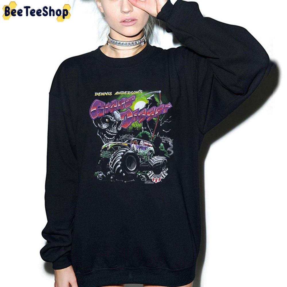 Grave Digger Dennis Racing Skull Vintage Trending Unisex Sweatshirt Grave Digger Dennis Racing Skull Vintage Trending Unisex Sweatshirt