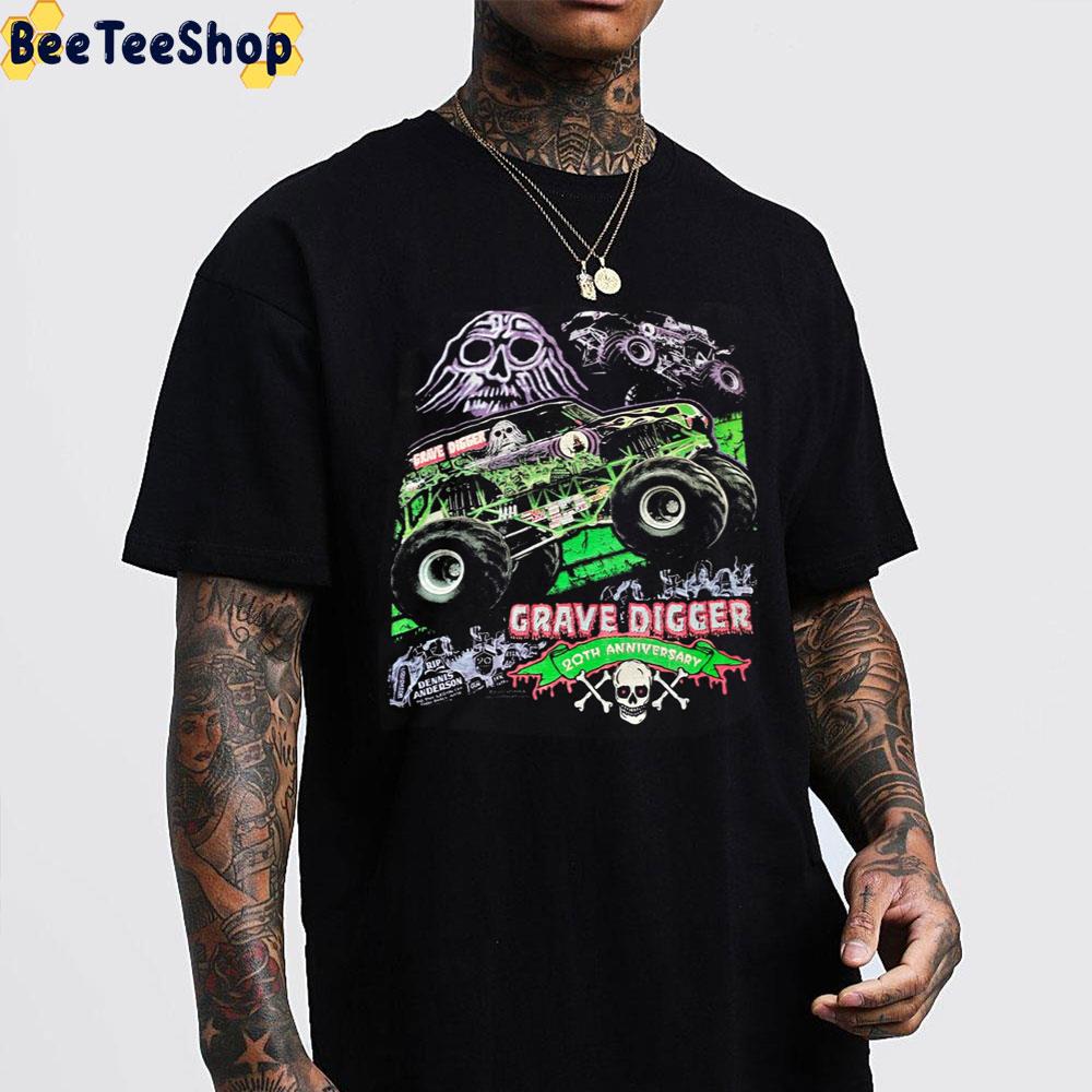 Grave Digger Monster Truck 20 Anniversary Trending Unisex Sweatshirt Grave Digger Monster Truck 20 Anniversary Trending Unisex Sweatshirt