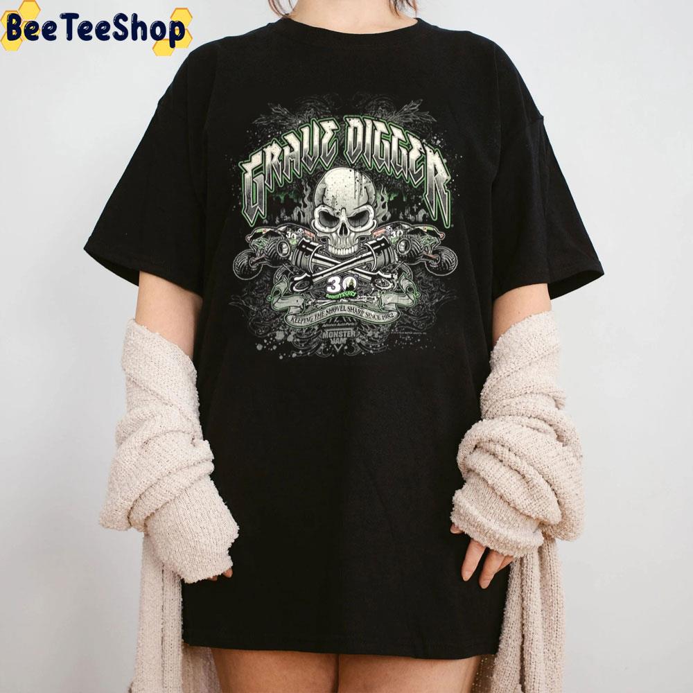 Grave Digger Monster Truck 30 Anniversary Trending Unisex Sweatshirt Grave Digger Monster Truck 30 Anniversary Trending Unisex Sweatshirt
