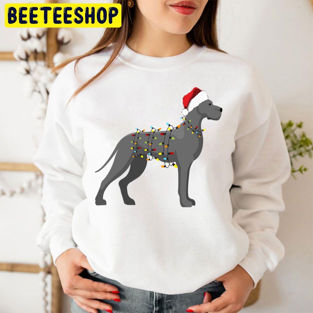 Great Dane Holiday Christmas Light Trending Unisex Sweatshirt Great Dane Holiday Christmas Light Trending Unisex Sweatshirt