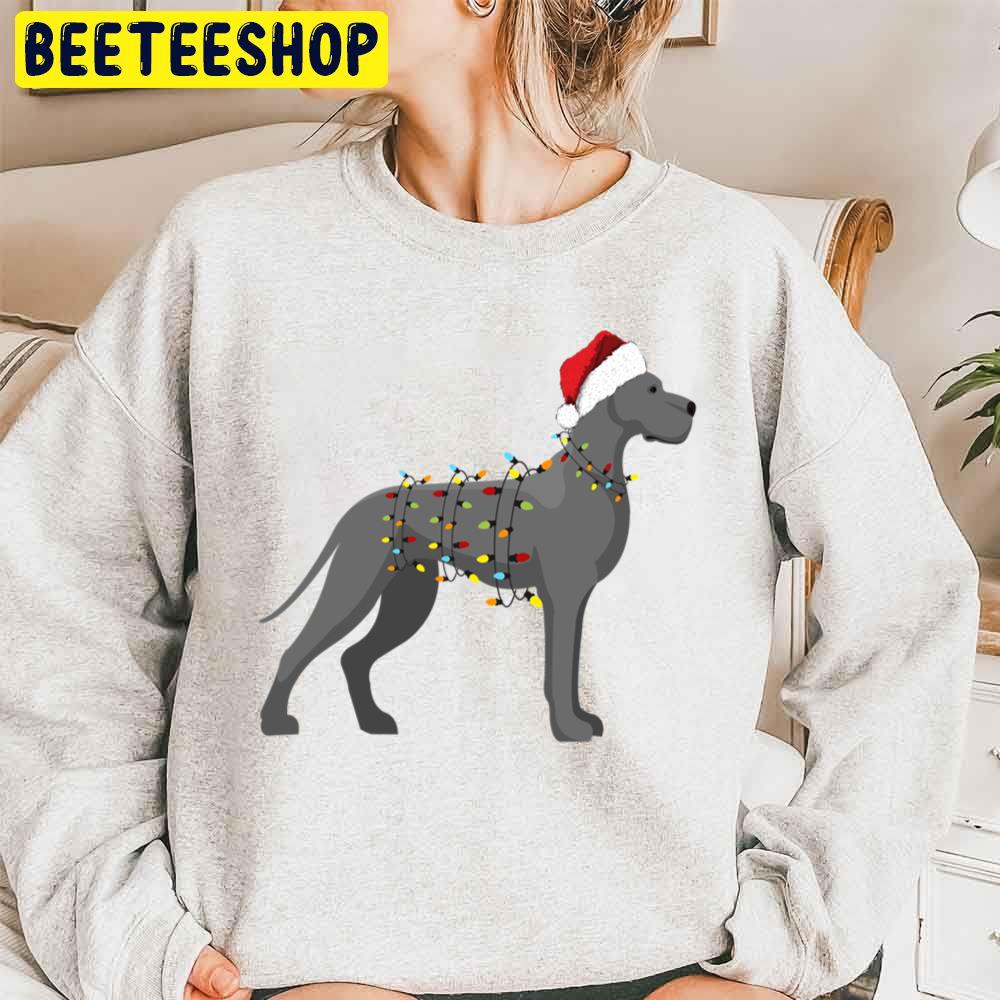 Great Dane Holiday Christmas Light Trending Unisex Sweatshirt Great Dane Holiday Christmas Light Trending Unisex Sweatshirt
