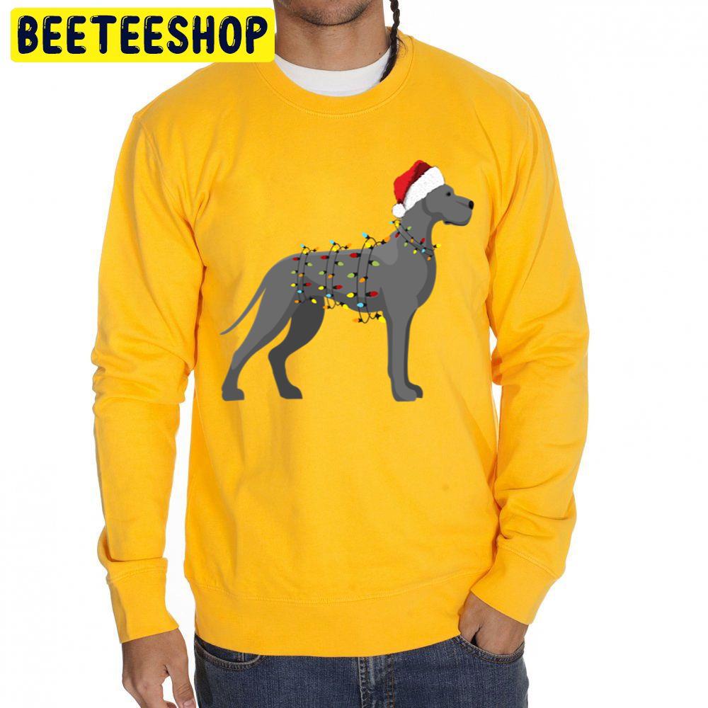Great Dane Holiday Christmas Light Trending Unisex Sweatshirt Great Dane Holiday Christmas Light Trending Unisex Sweatshirt