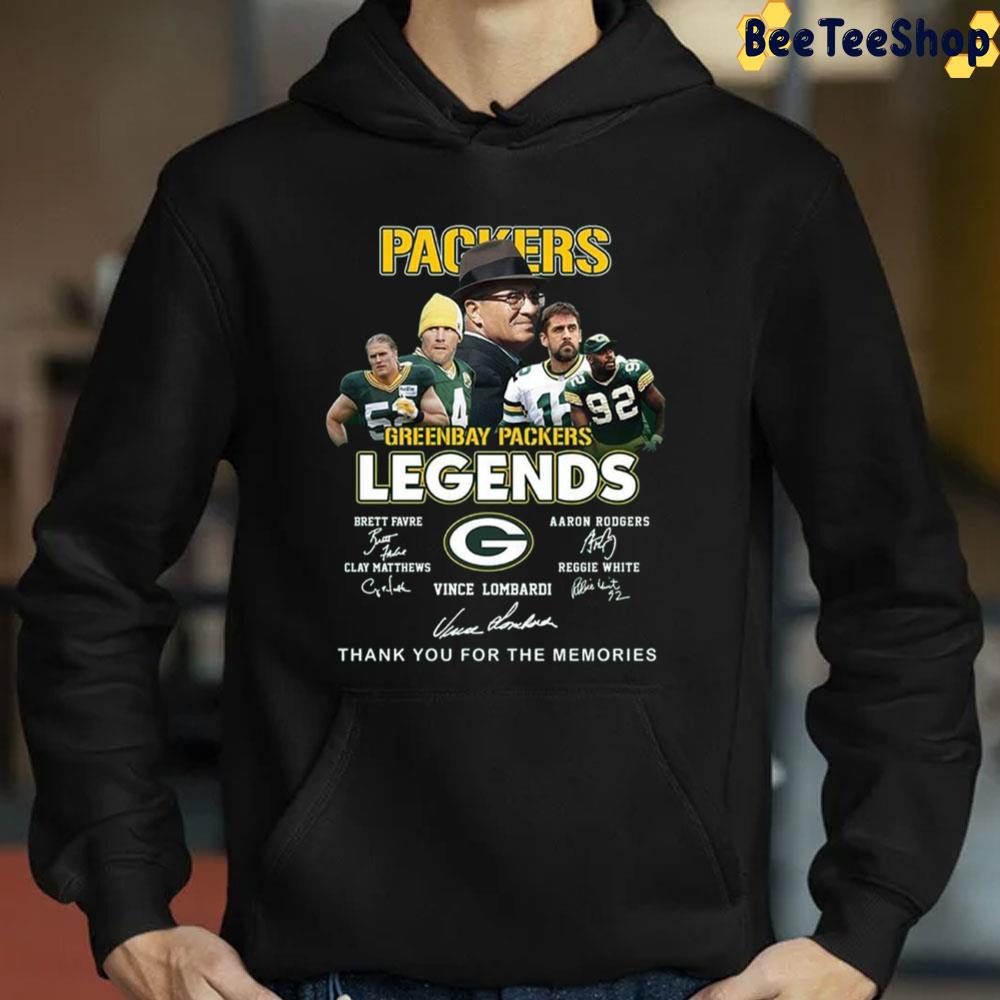 Greeenbay Packers Legends Vince Lombardi Thank You For The Memories Trending Unisex Shirt Greeenbay Packers Legends Vince Lombardi Thank You For The Memories Trending Unisex Shirt