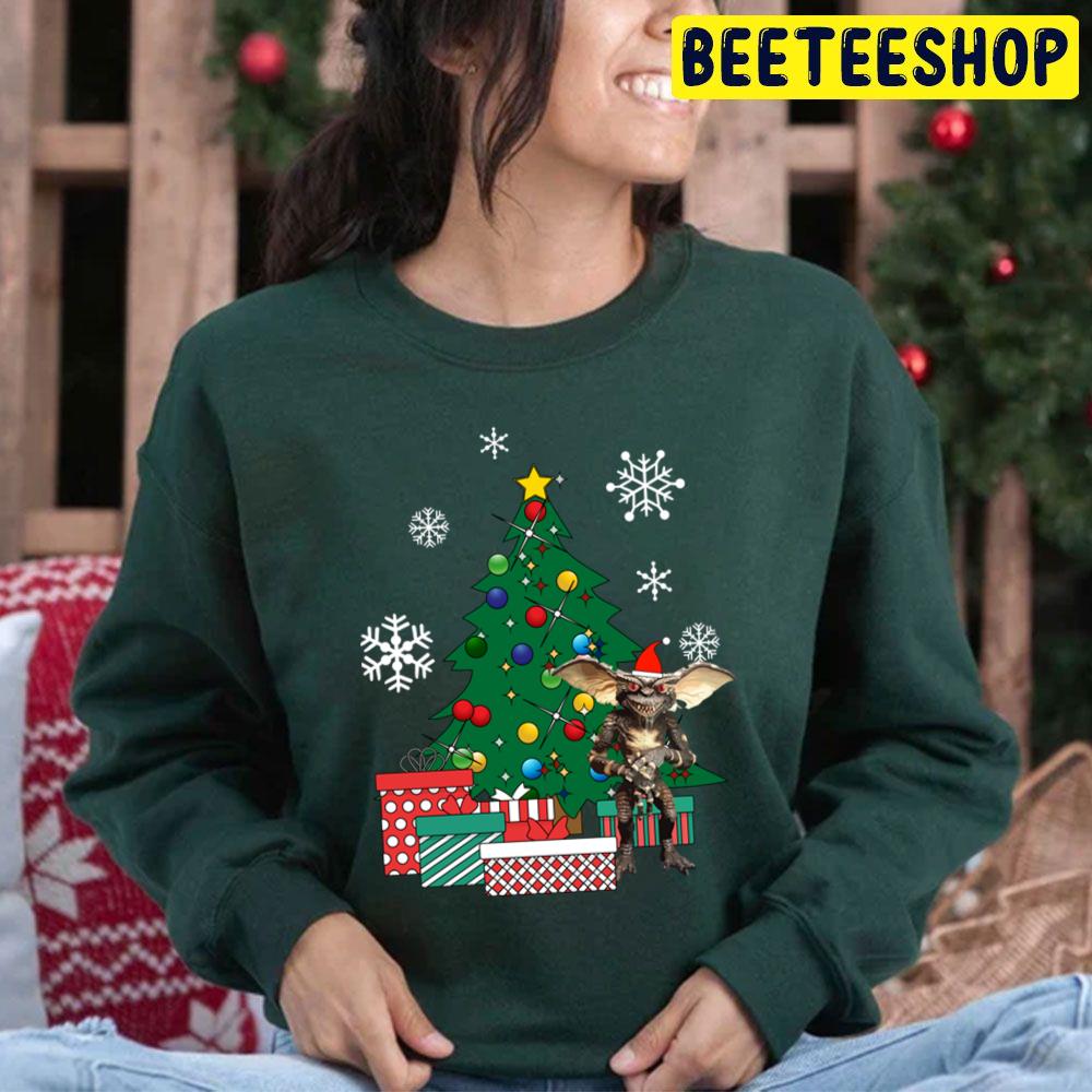 Gremlin Around The Christmas Tree Trending Unisex Hoodie Gremlin Around The Christmas Tree Trending Unisex Hoodie