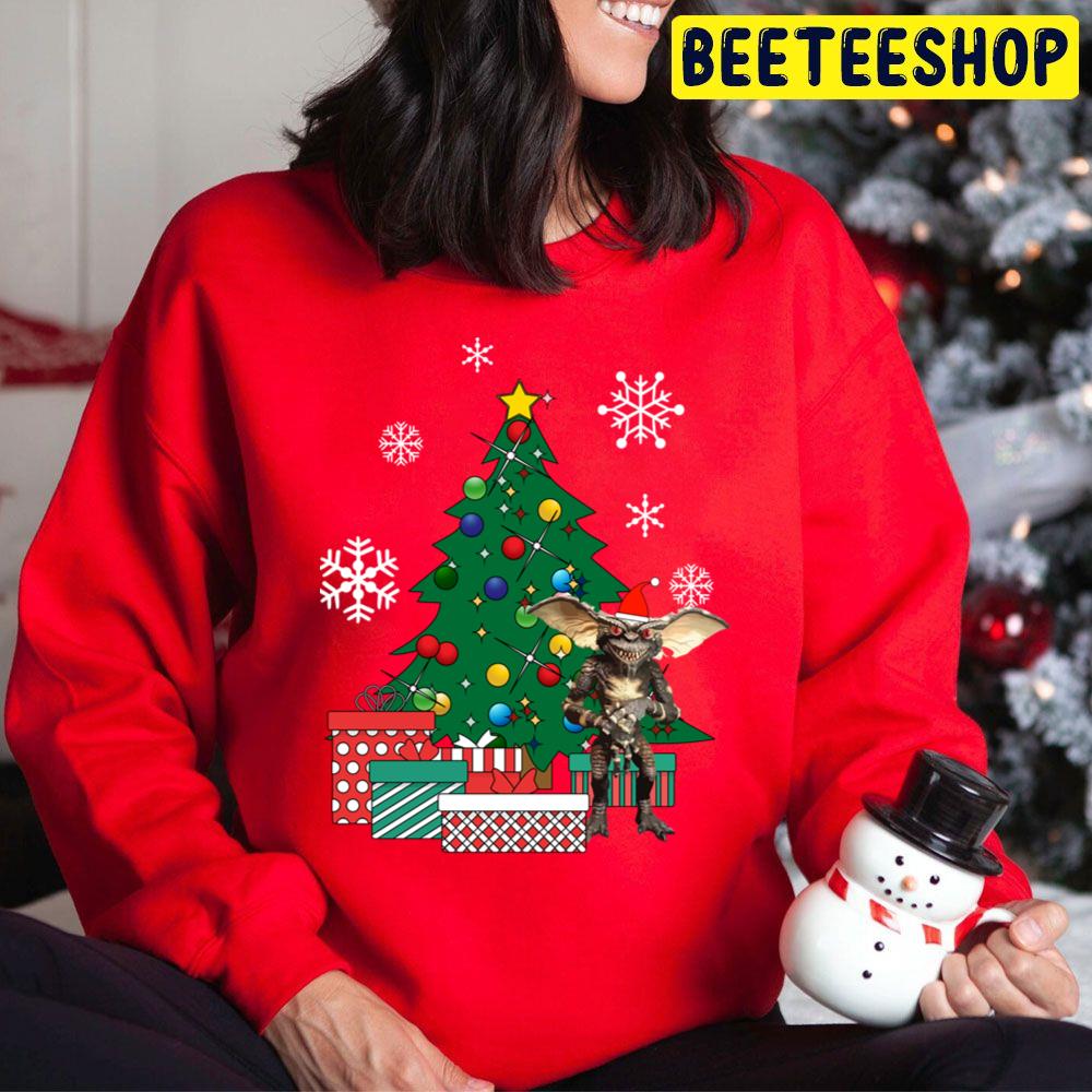 Gremlin Around The Christmas Tree Trending Unisex Hoodie Gremlin Around The Christmas Tree Trending Unisex Hoodie