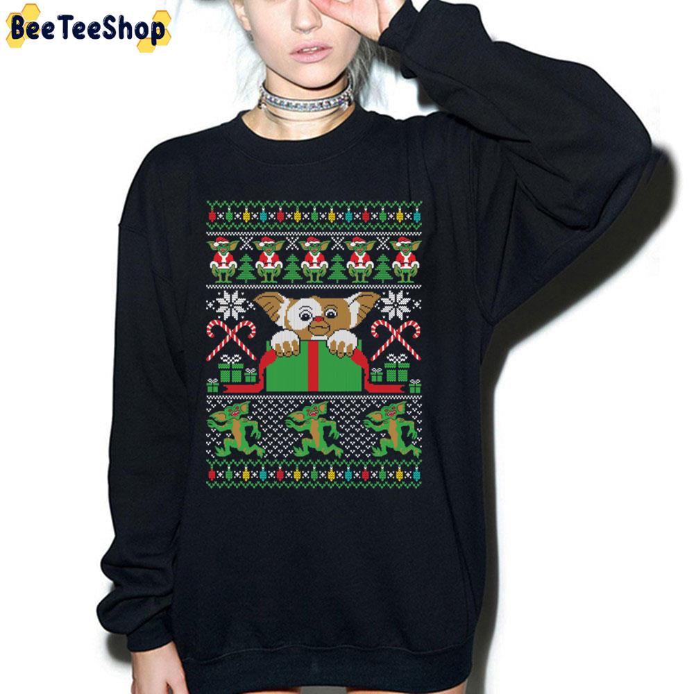 Gremlins Gizmo Knit Pattern Christmas Trending Unisex Sweatshirt Gremlins Gizmo Knit Pattern Christmas Trending Unisex Sweatshirt