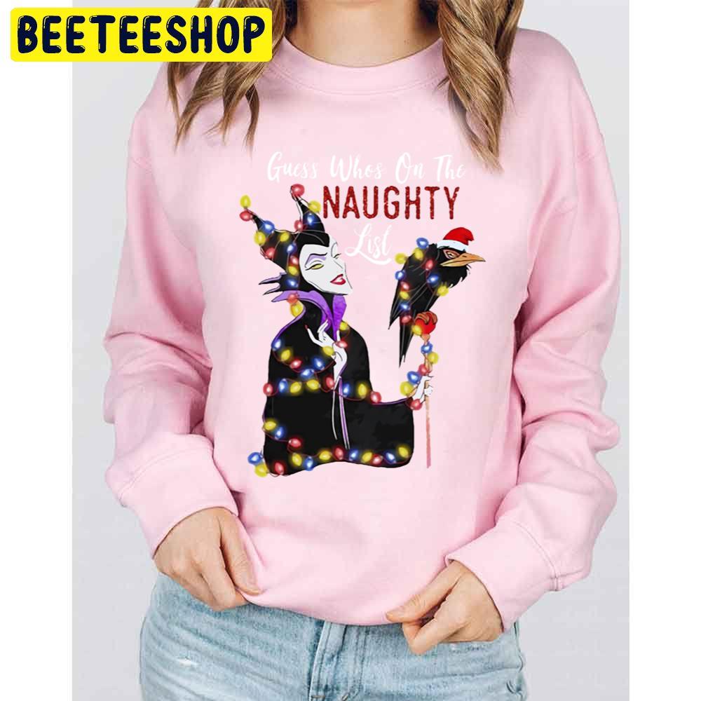 Guess Who 's On The Naughty List And Crow Christmas Trending Unisex Sweatshirt Guess Who 's On The Naughty List And Crow Christmas Trending Unisex Sweatshirt