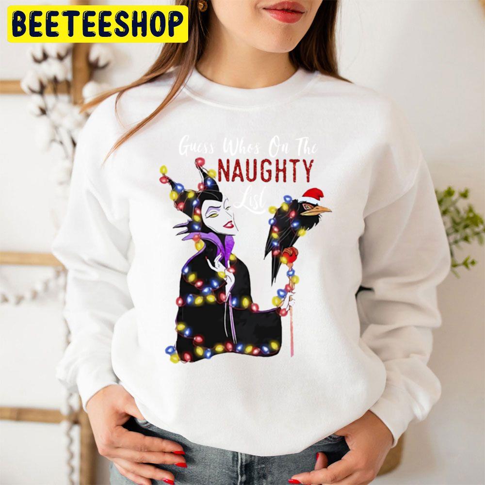 Guess Who 's On The Naughty List And Crow Christmas Trending Unisex Sweatshirt Guess Who 's On The Naughty List And Crow Christmas Trending Unisex Sweatshirt