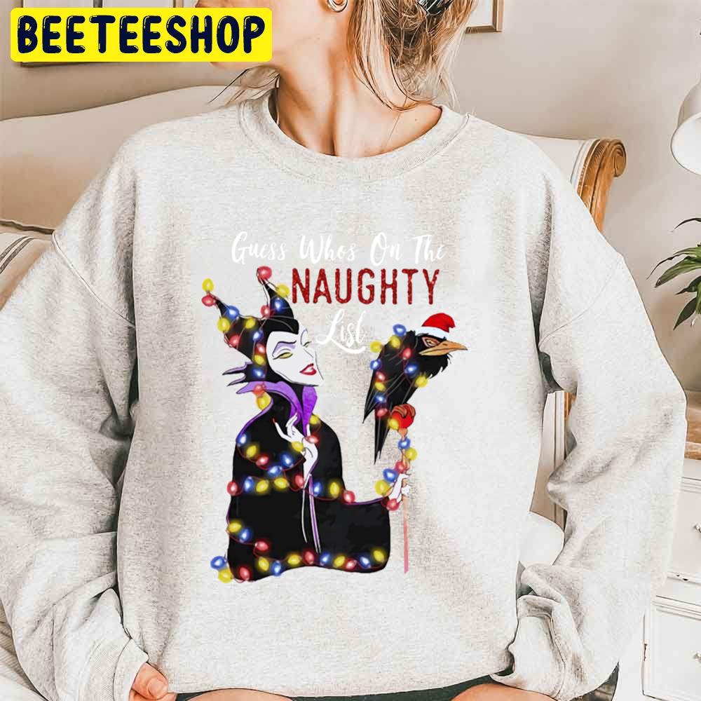 Guess Who 's On The Naughty List And Crow Christmas Trending Unisex Sweatshirt Guess Who 's On The Naughty List And Crow Christmas Trending Unisex Sweatshirt