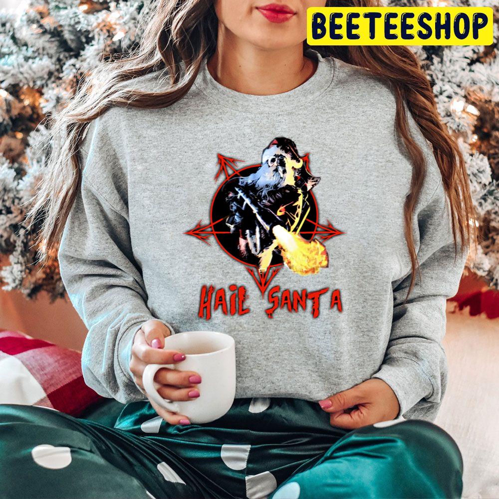 Hail Santa Funny Christmas Trending Unisex Hoodie Hail Santa Funny Christmas Trending Unisex Hoodie