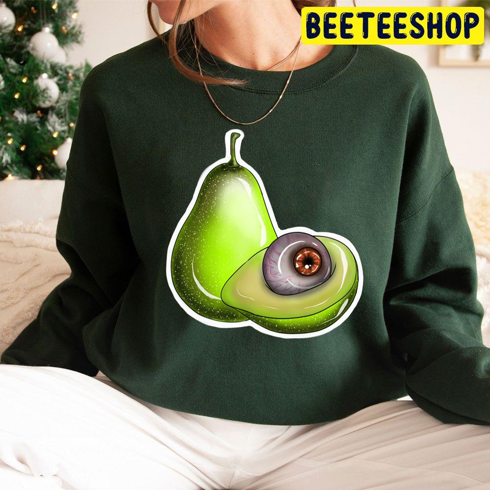 Halloween Avocado Eyeball Trending Unisex Hoodie Halloween Avocado Eyeball Trending Unisex Hoodie