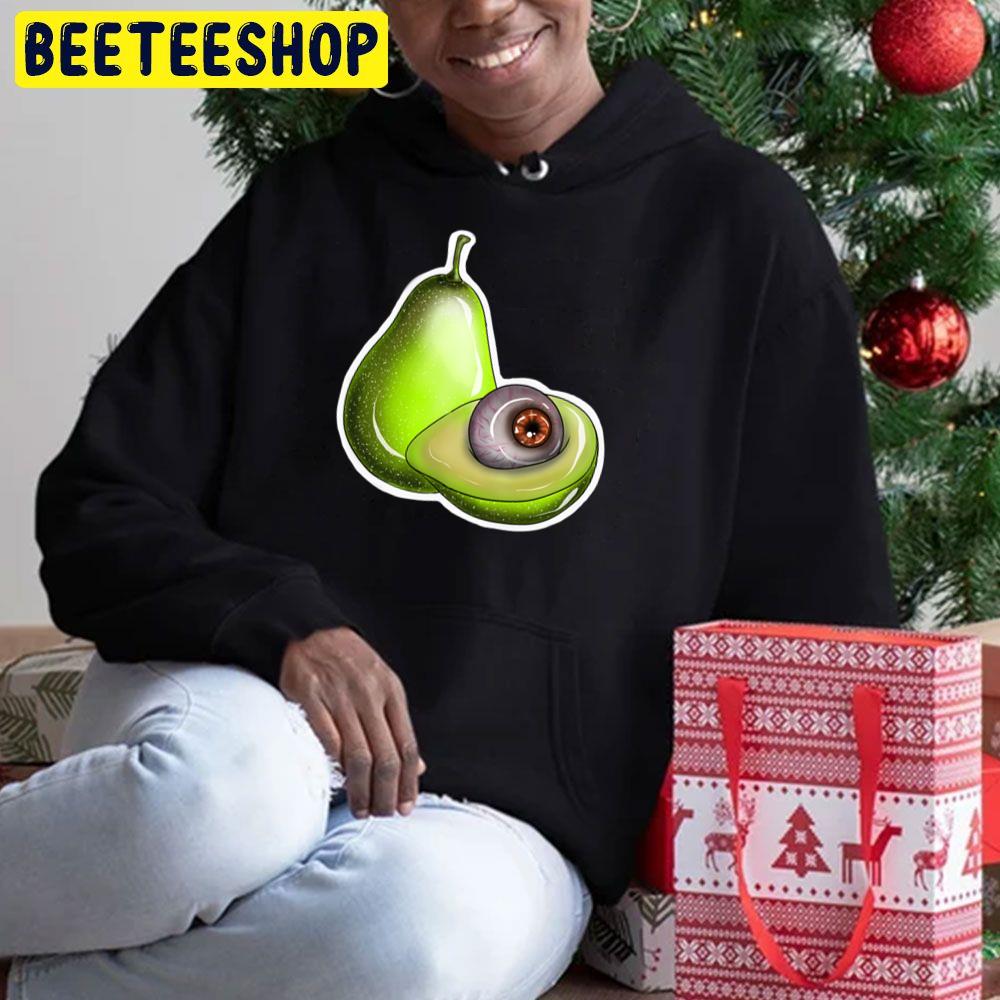 Halloween Avocado Eyeball Trending Unisex Hoodie Halloween Avocado Eyeball Trending Unisex Hoodie