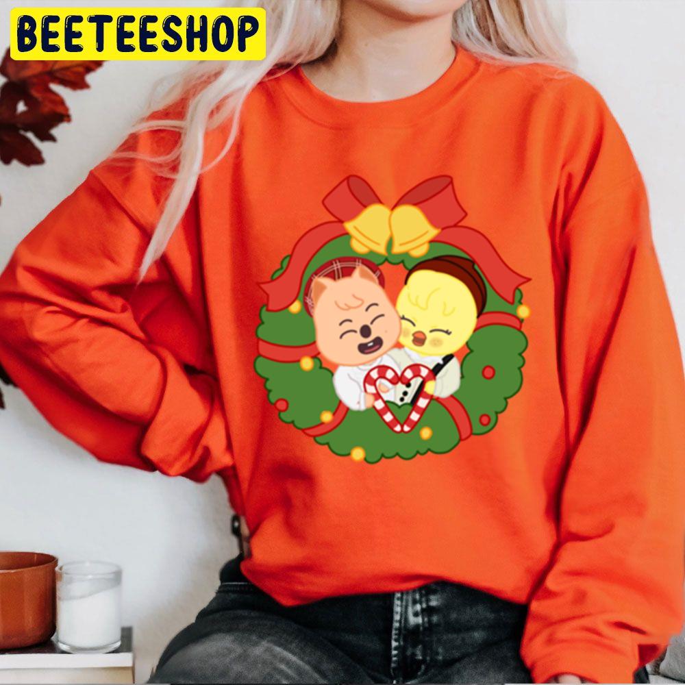 Han Quokka And Bbokari Stray Kids Skzoo Christmas Trending Unisex Sweatshirt Han Quokka And Bbokari Stray Kids Skzoo Christmas Trending Unisex Sweatshirt