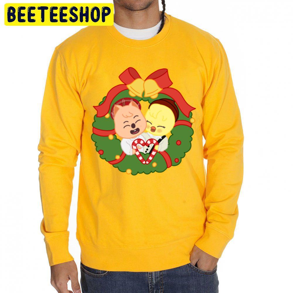 Han Quokka And Bbokari Stray Kids Skzoo Christmas Trending Unisex Sweatshirt Han Quokka And Bbokari Stray Kids Skzoo Christmas Trending Unisex Sweatshirt