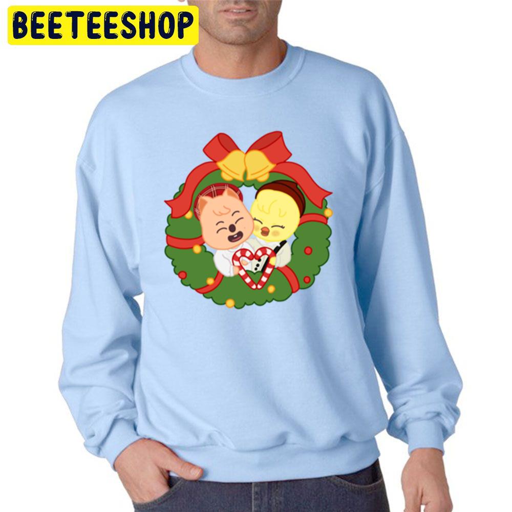 Han Quokka And Bbokari Stray Kids Skzoo Christmas Trending Unisex Sweatshirt Han Quokka And Bbokari Stray Kids Skzoo Christmas Trending Unisex Sweatshirt