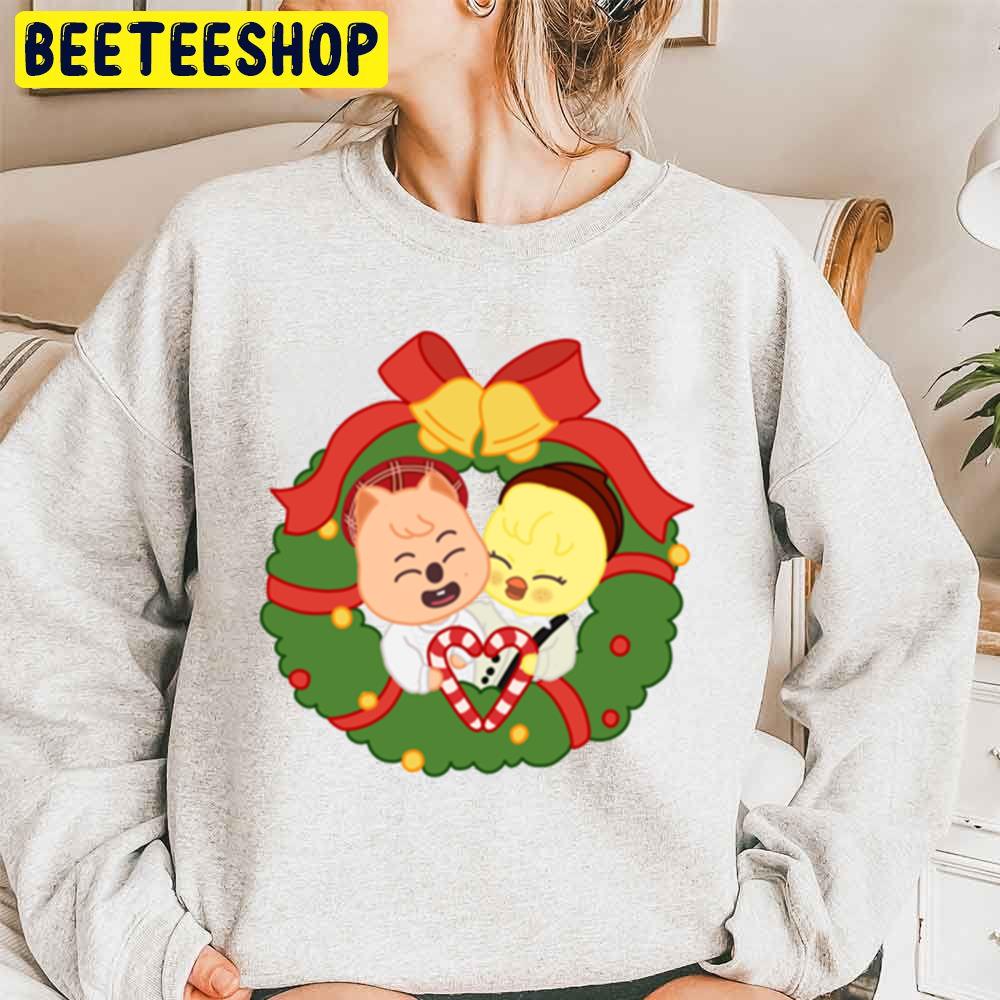 Han Quokka And Bbokari Stray Kids Skzoo Christmas Trending Unisex Sweatshirt Han Quokka And Bbokari Stray Kids Skzoo Christmas Trending Unisex Sweatshirt
